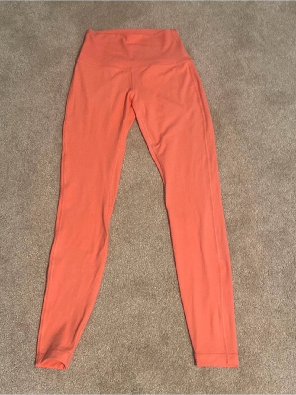Lululemon High-Waist Coral Leggings